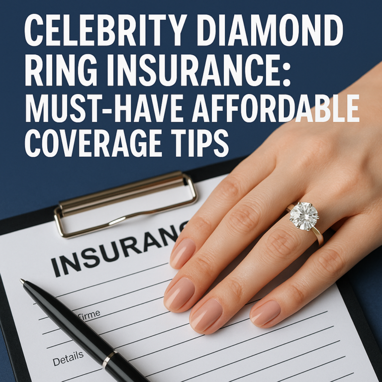 Illustration of Celebrity Diamond Ring Insurance: Must-Have Affordable Coverage Tips