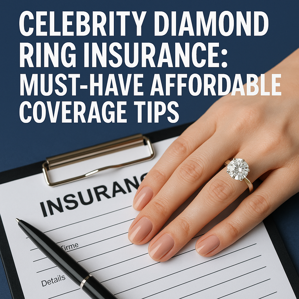 Illustration of Celebrity Diamond Ring Insurance: Must-Have Affordable Coverage Tips