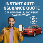 Illustration of Instant Auto Insurance Quote: Get Affordable, Exclusive Savings Today