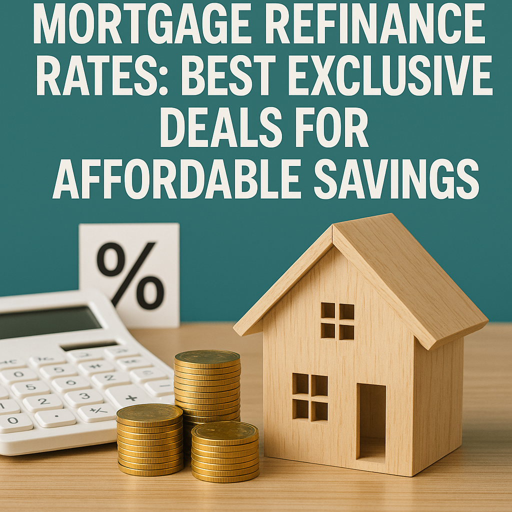 Illustration of Mortgage Refinance Rates: Best Exclusive Deals for Affordable Savings